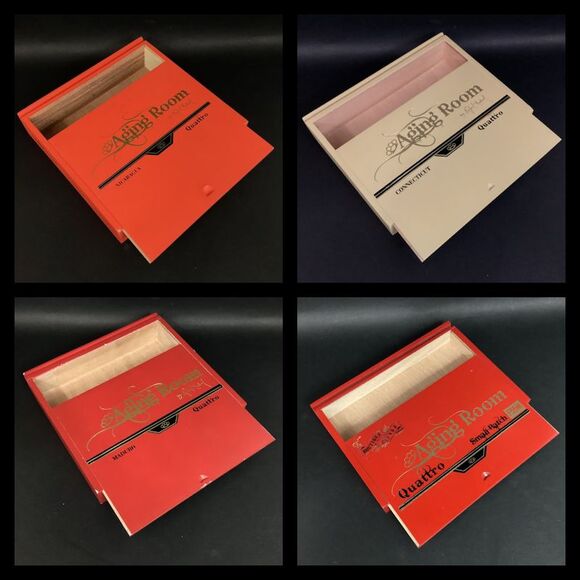 Aging Room-Espressivo/Maduro/Concerto/Vibrato Quattro-Collectible Empty CigarBox - Picture 1 of 16